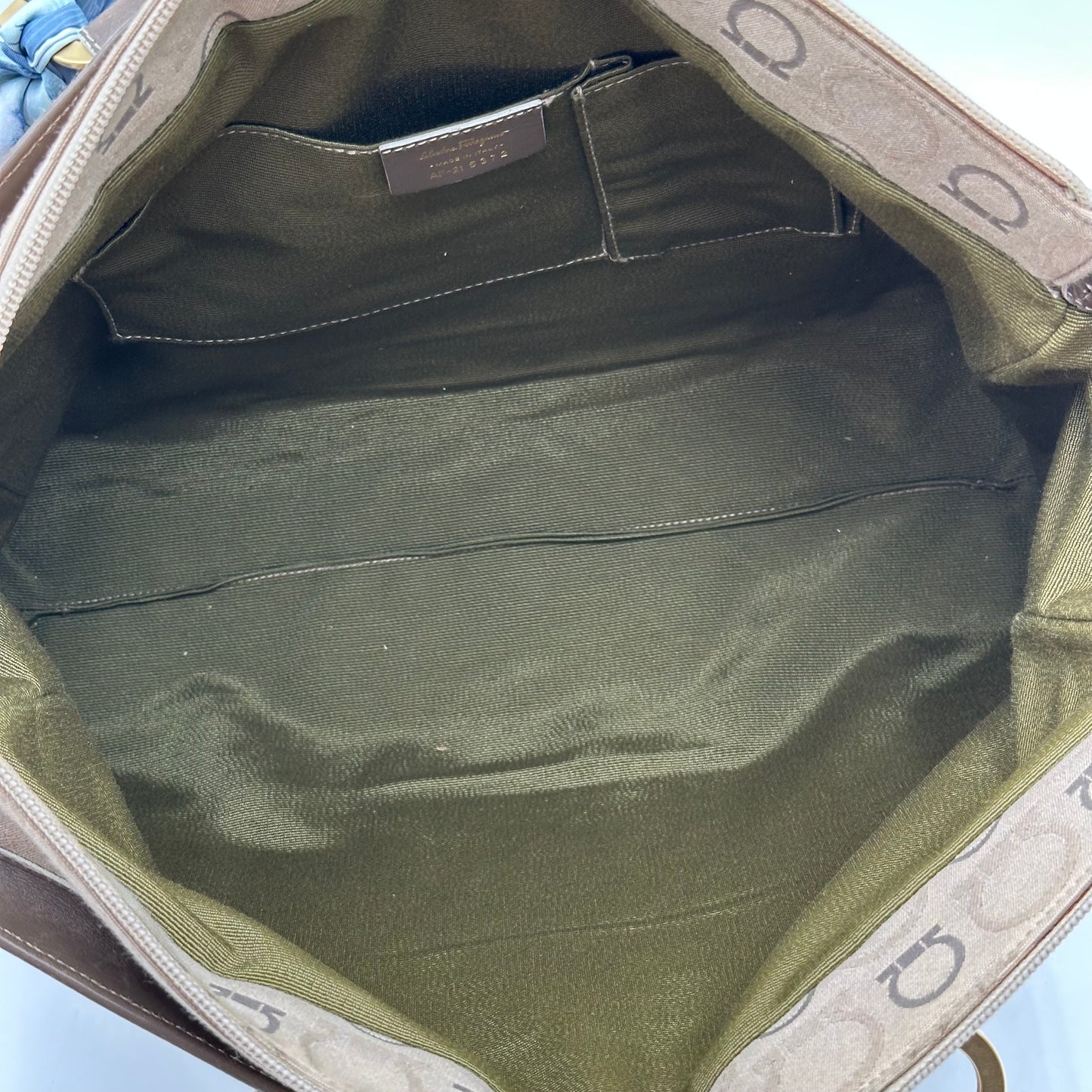 Authentic Ferragamo Gancini Large Tote